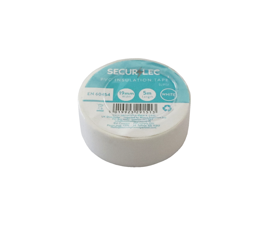 WHITE INSULATION TAPE 5M