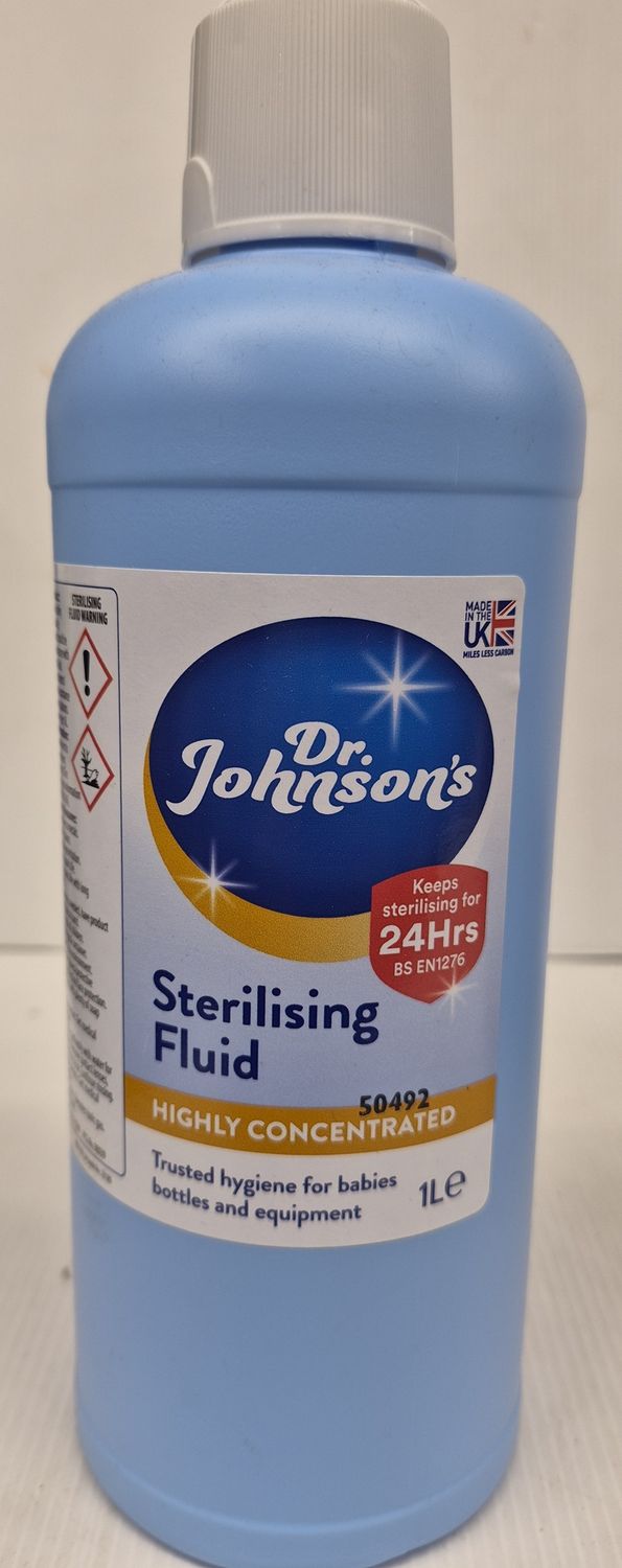 DR JOHNSON’S STERILISING FLUID 1LT
