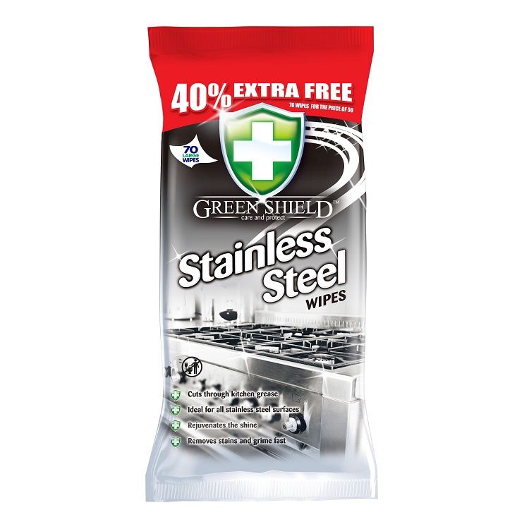 GREENSHIELD STAINLESS STEEL WIPES