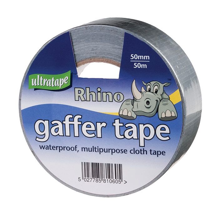 RHINO WATERPROOF CLOTH TAPE SILVER