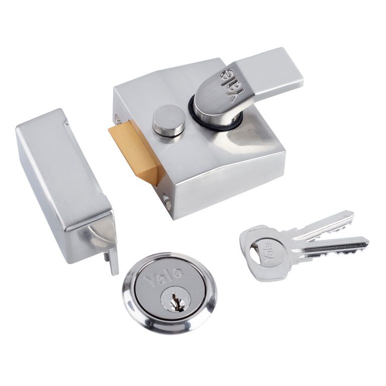 YALE DEADLOCKING STANDARD NIGHTLATC SECURITY LOCK