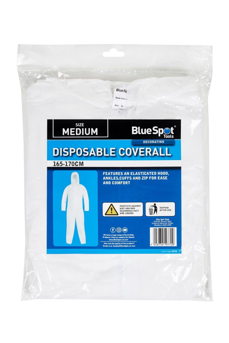 DISPOSABLE COVERALL MEDIUM