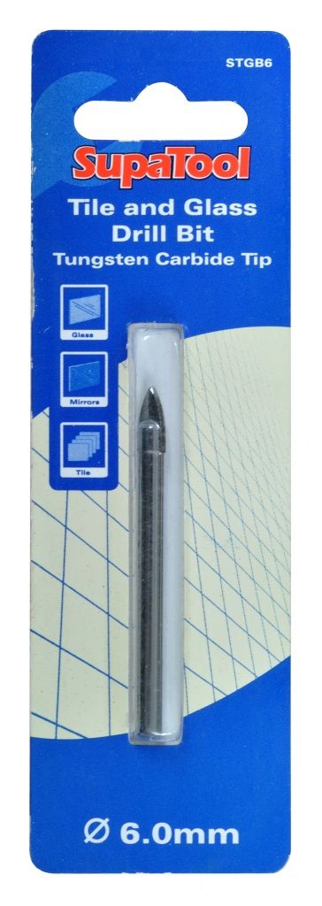 TILE &amp; GLASS DRILL BIT 6MM