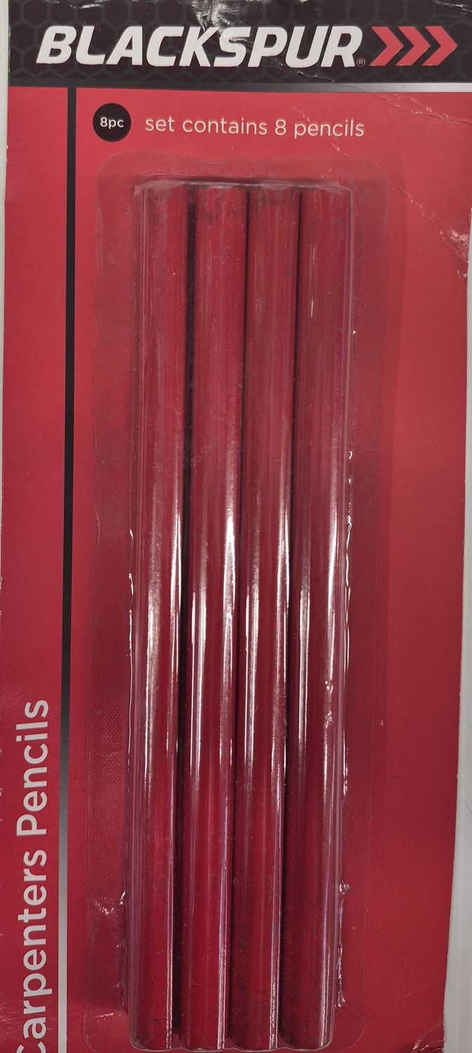 CARPENTERS PENCILS X 8