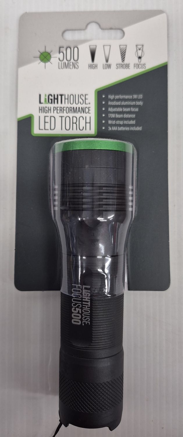 LIGHTHOUSE 500 LUMENS ELITE FOCUS TORCH