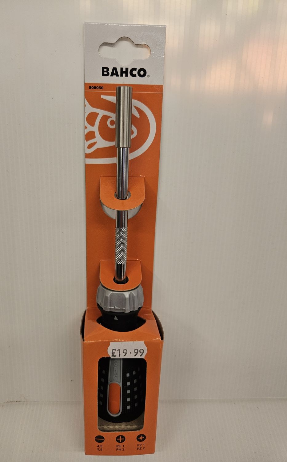 BAHCO RATCHETING SCREWDRIVER