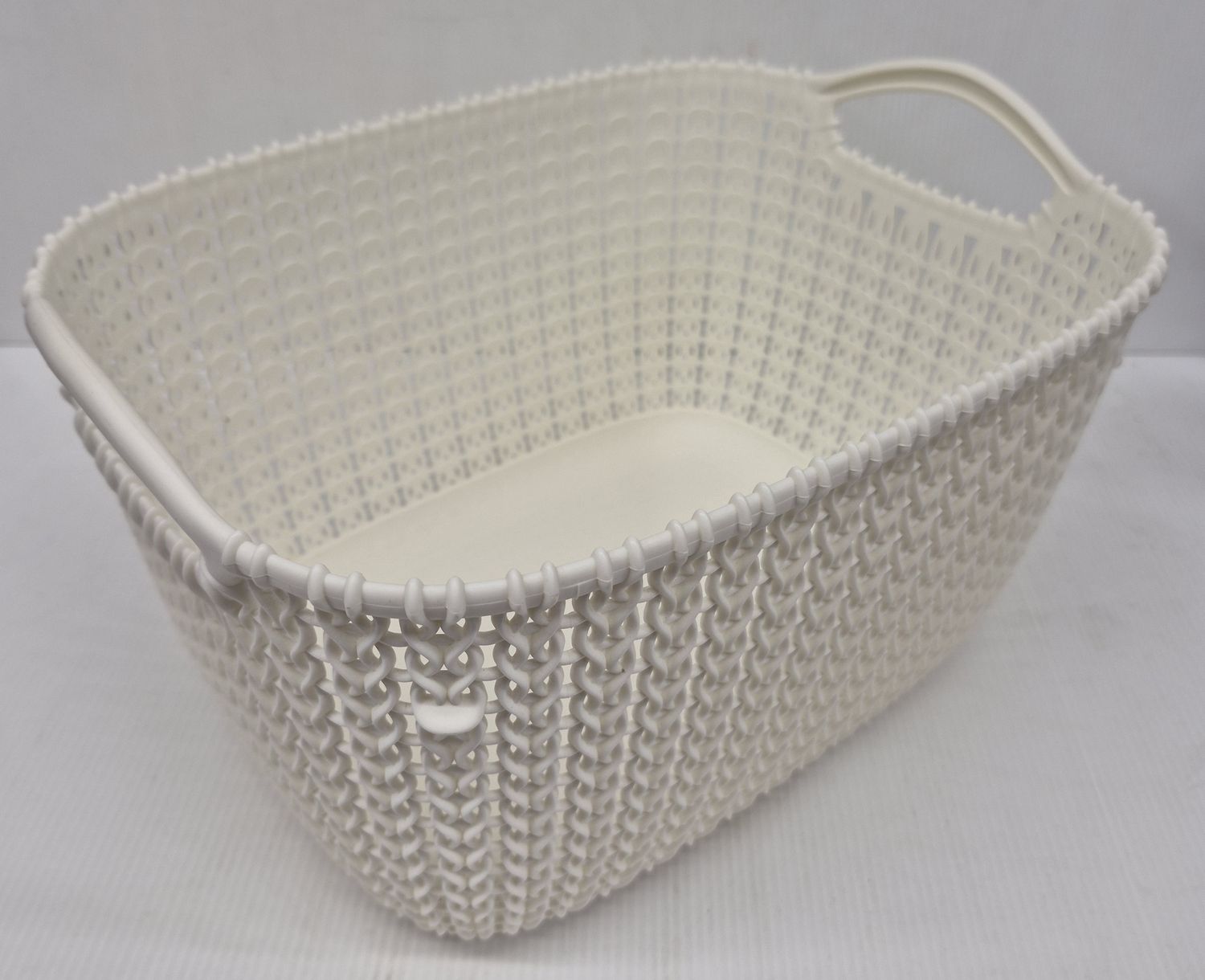 BASKET SMALL KNIT OASIS WHITE