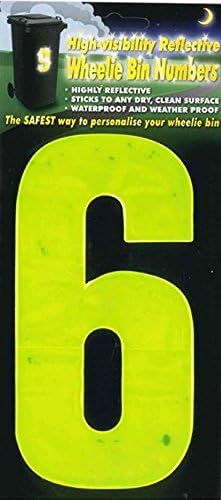 WHEELIE BIN NUMBER 6 YELLOW