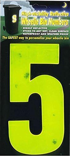 WHEELIE BIN NUMBER 5 YELLOW