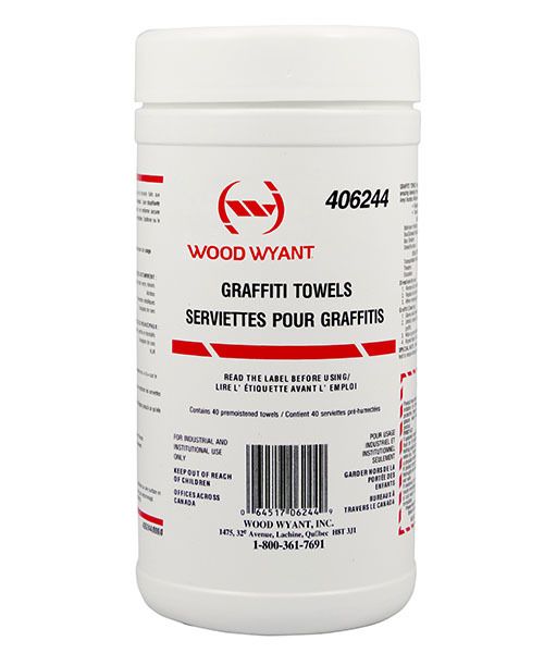 GRAFFITI TOWELS - READY TO USE - 10" X 12" 40/PK (12/CS)