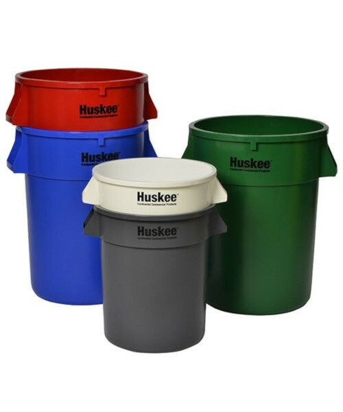 HUSKEE™ ROUND CONTAINER 20 GAL - 6 BINS