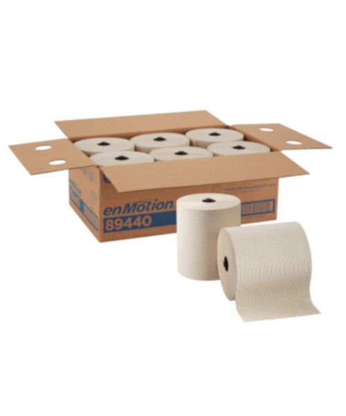 ENMOTION® 8" RECYCLED PAPER TOWEL - 8.2" ROLL