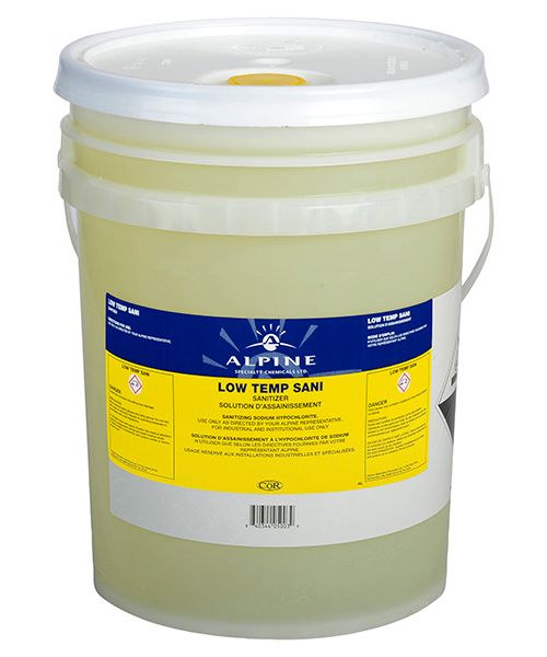LOW TEMP SANI - CHLORINATED SANITIZER - 20L (4/CS)