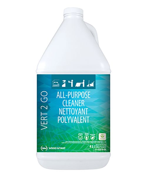 VERT-2-GO ALL PURPOSE CLEANER DEGREASES AND RESTORES SURFACES – 4L  (4/CS)