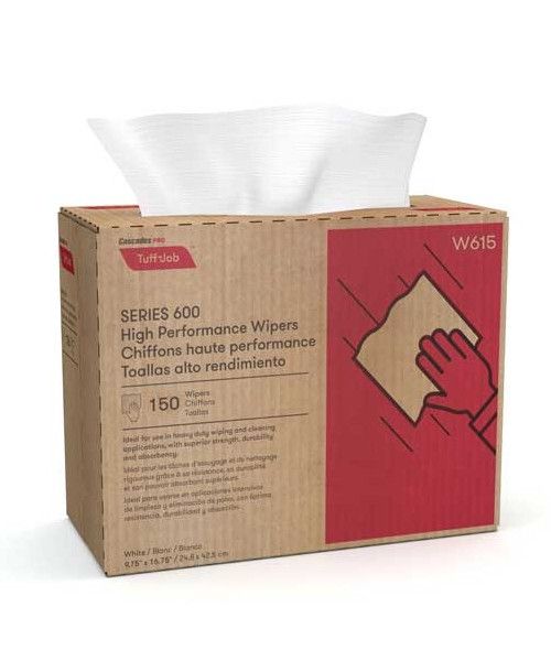 TUFF-JOB™ HIGH PERFORMANCE WIPERS S600 INTERFOLD - 9.75" X 16.75"