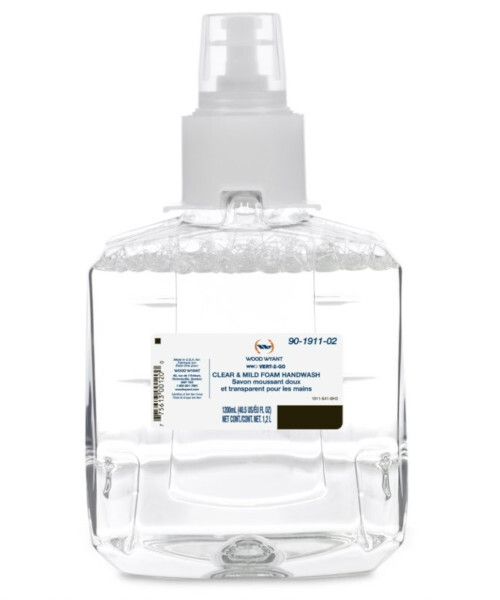 WWA CLEAR & MILD FOAM HANDWASH - 1200 ML (12/CS)
