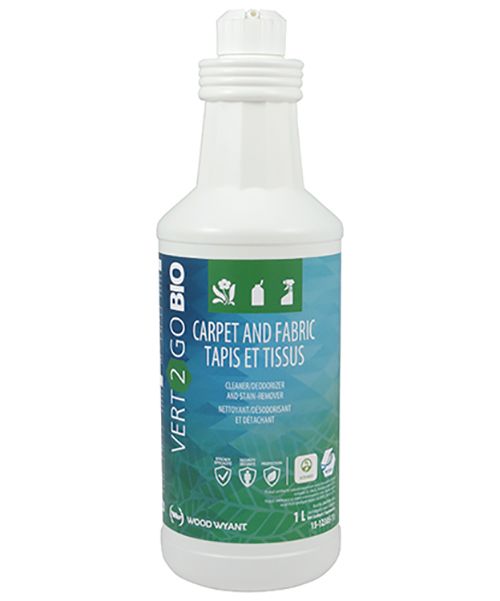VERT-2-GO BIO CARPET AND FABRIC CARPET CLEANER AND DEODORIZER – 1L (12/CS)