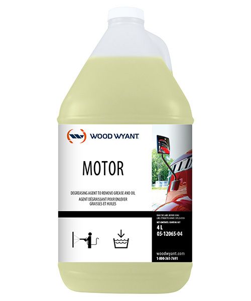 MOTOR - DEGREASING AGENT TO REMOVE GREASE AND OIL - 4 L (4/CS)