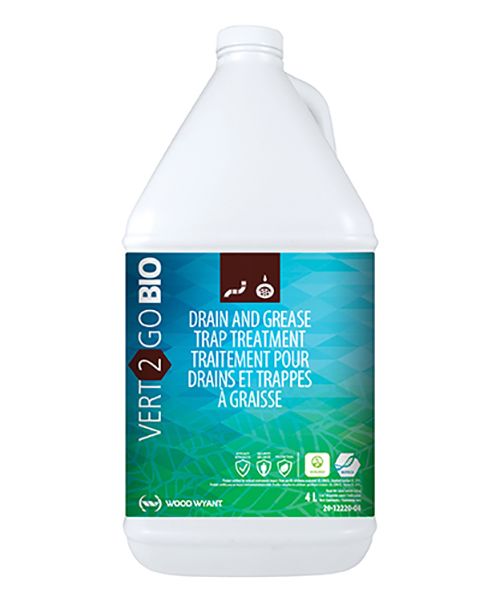Vert-2-Go Bio Drain and Grease Trap Treatment - 4L (4/CS)