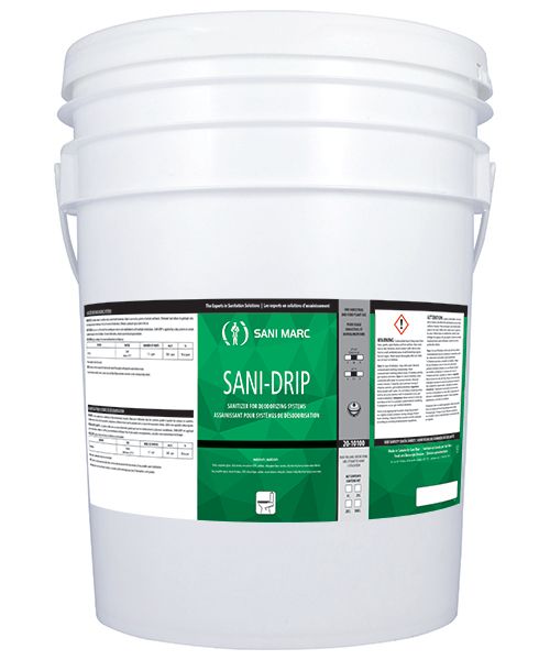 SANI-DRIP SANITIZER FOR DEODORIZING SYSTEMS - 20L (4 BUCKETS)