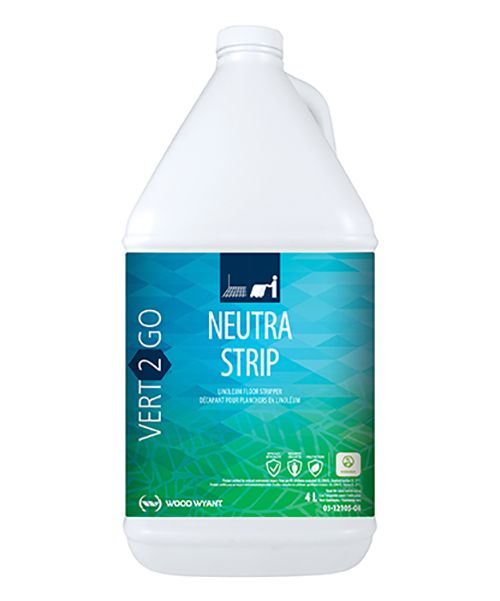 VERT-2-GO NEUTRA STRIP PROFESSIONAL-GRADE LINOLEUM FLOOR STRIPPER - 4L (4/CS)