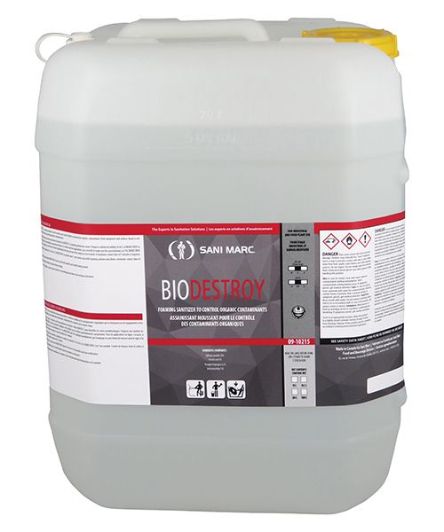 BIODESTROY - FOAMING BIOFILM DISINFECTANT - 18.5L (2/CS)