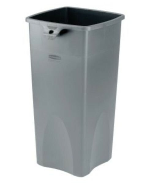 UNTOUCHABLE® SQUARE CONTAINER - GREY 23 GAL