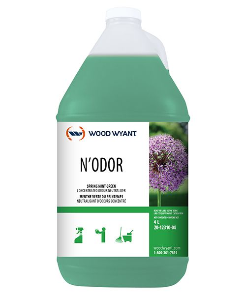 N'ODOR - CONCENTRATED ODOUR NEUTRALISER - SPRING MINT GREEN 4 L (4/CS)