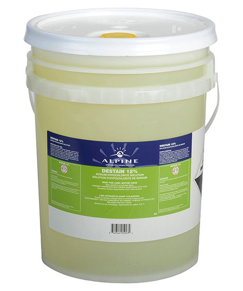 DESTAIN (12%) LIQUID LAUNDRY BLEACH 20L (4/CS)