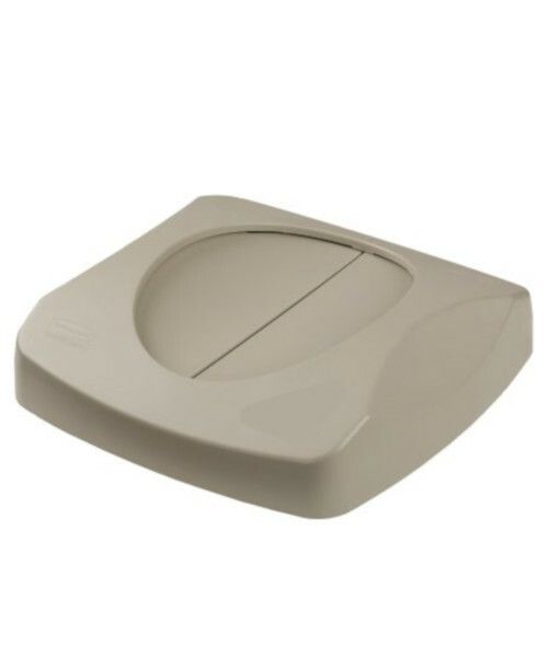 UNTOUCHABLE® SQUARE SWING LID - BEIGE 23 GAL