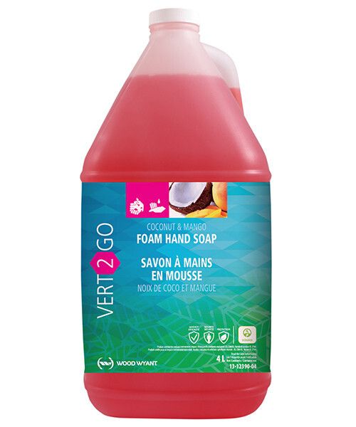 VERT-2-GO FOAM HAND SOAP - COCONUT & MANGO 4L (4/CS)