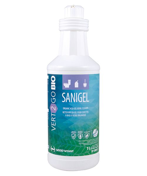 VERT-2-GO BIO SANIGEL GEL BOWL CLEANER 1L (12/CS)