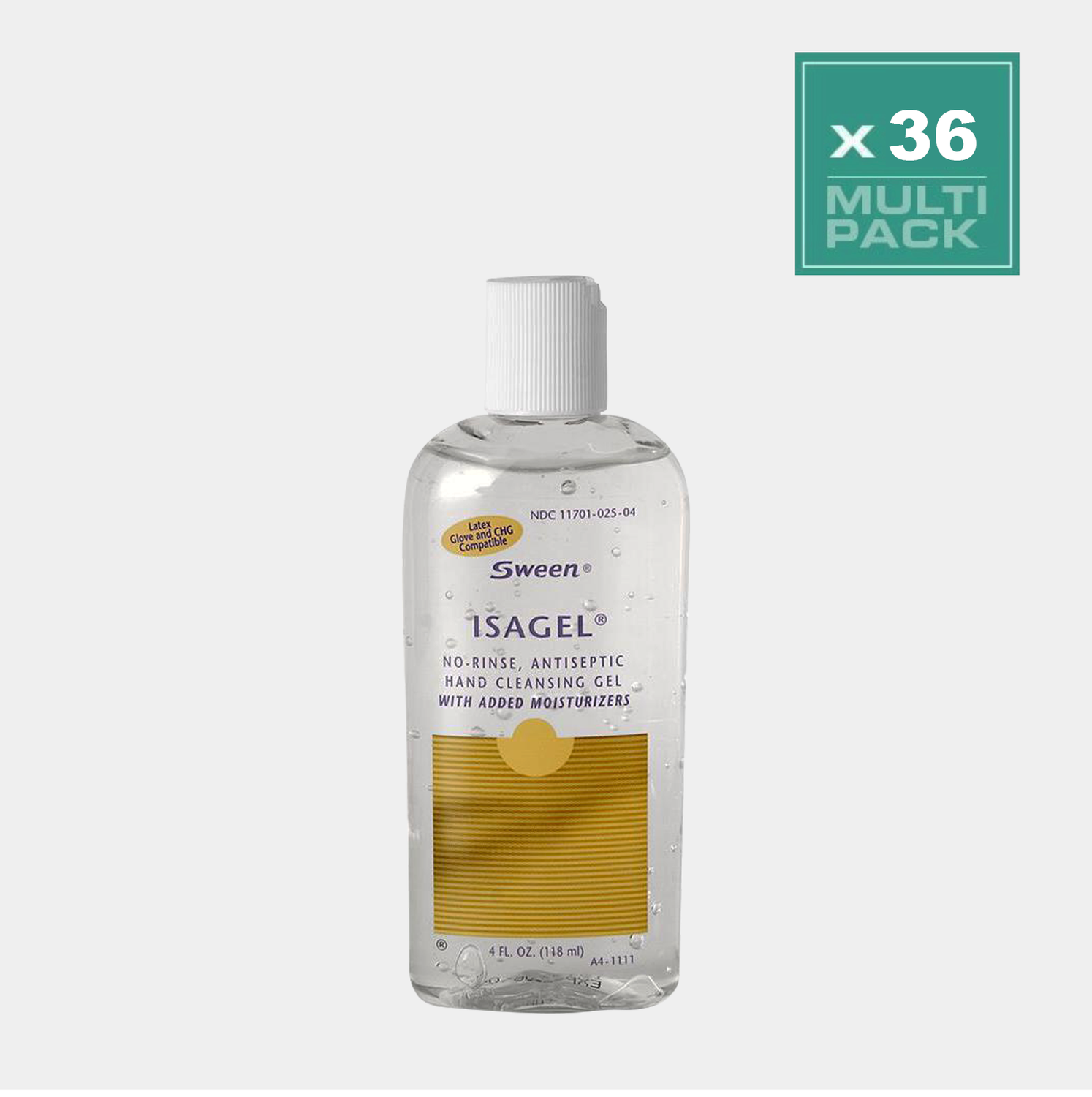 ISAGEL® INSTANT HAND SANITIZING GEL  4OZ - (36/CS)
