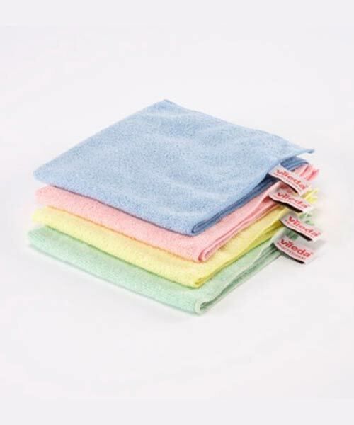 Microtuff Swift - Economical Microfiber Cloth Woven 14" x 14" - Green 5/PK