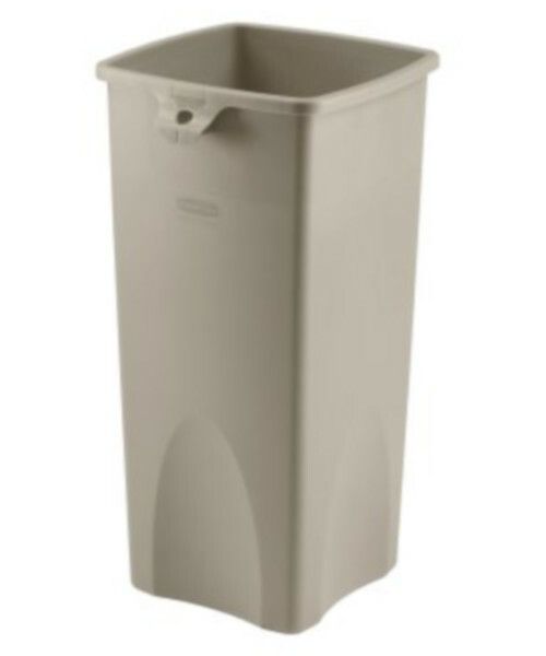 UNTOUCHABLE® SQUARE CONTAINER - BEIGE 23 GAL