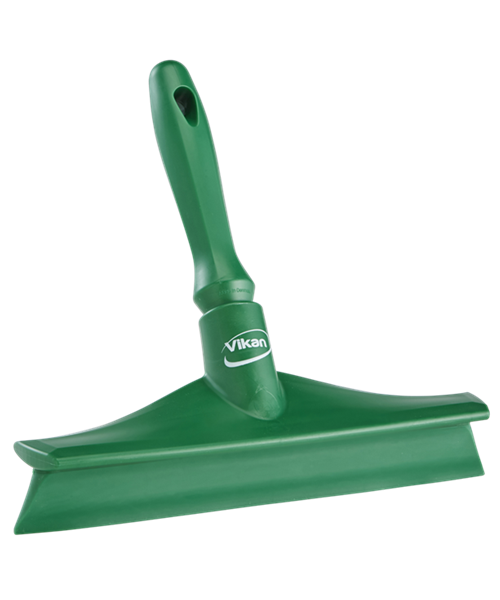 ULTRA HYGIENE SINGLE BLADE SQUEEGEE WITH HANDLE - 9.65" - GREEN
