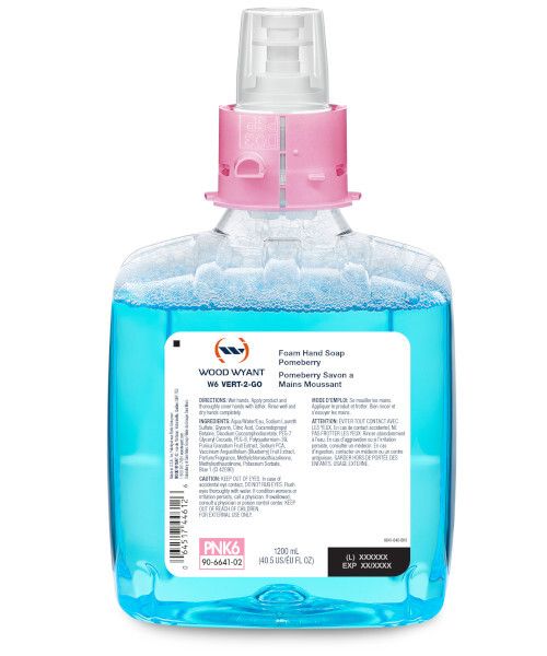 W6 WW VERT-2-GO FOAM HAND SOAP POMEBERRY - 1200 ML (12/CS)