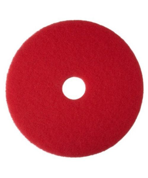 3M RED BUFFER PAD 5100 - RED - 17" (12/CS)