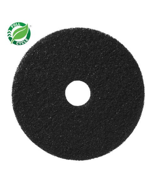 FLOOR STRIPPING PAD WET STRIPPING - BLACK - 19" (12/CS)