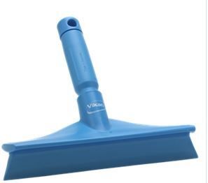ULTRA HYGIENE SINGLE BLADE SQUEEGEE WITH HANDLE - 9.65" - BLUE
