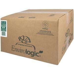 ENVIROLOGIC® GARBAGE BAGS - 26X36 STRONG Black 250/CS