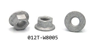 M12-1.75 FLANGE NUT PLATED