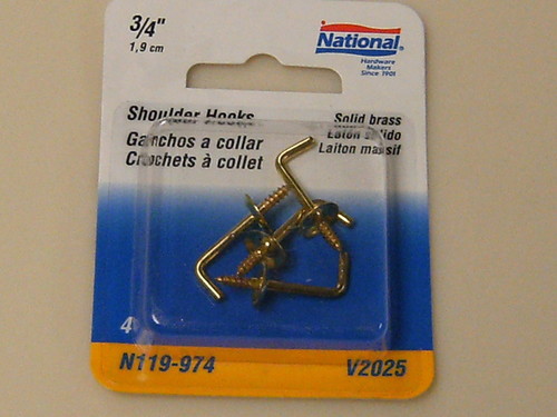 National 3/4" Shoulder Hooks & Eyes N119-974