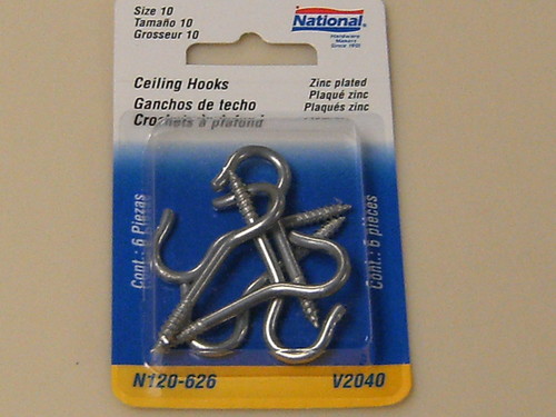 National Ceiling Hooks &amp; Eyes Size 10