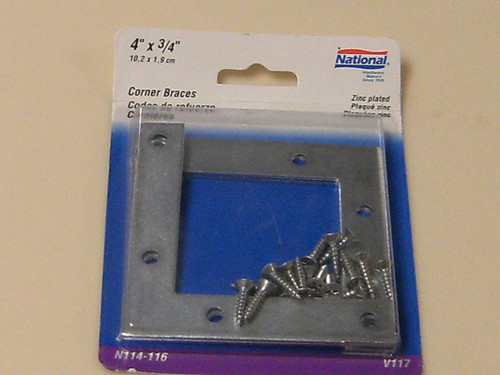 National Corner Braces 4&quot; by 3/4&quot;
