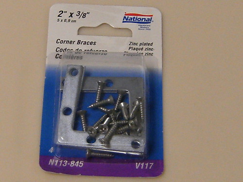 National Corner Braces 2&quot; by 3/8&quot;