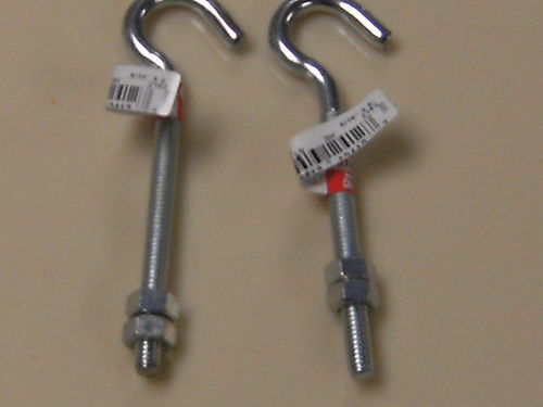 National Stanley Hook Bolts 5/16" by 5"