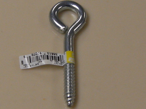 National Stanley Lag Screw Eye 3/8&quot; by 4-1/2&quot;
