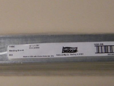 National Mending Braces 12&quot; by 1-1/8&quot;