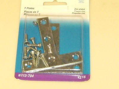National 3&quot;x3&quot; T Plates N113-704